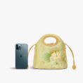 08_Printed_Jacquard_Lotus_Green_Drawstring_Bucket_Bag_LD120670