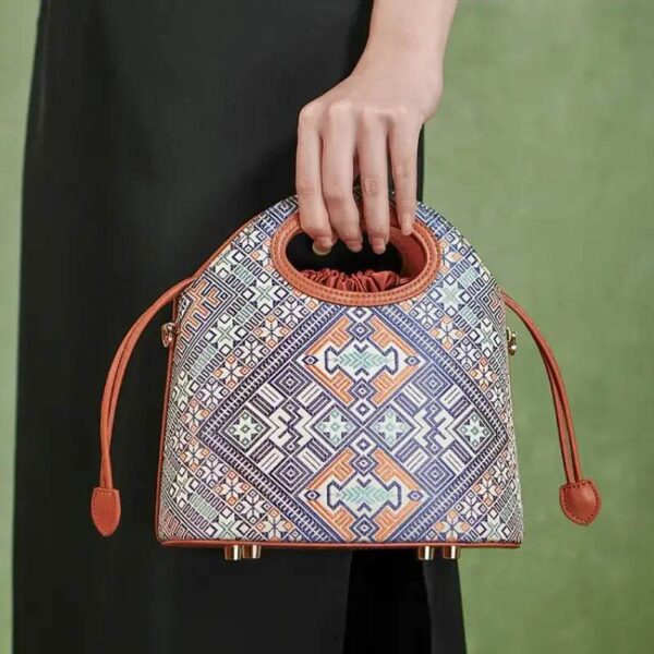 6_Zhuang_Brocade_Vintage_Drawstring_Bucket_Bag_FJ120670 6_Zhuang_Brocade_Vintage_Drawstring_Bucket_Bag_FJ120670