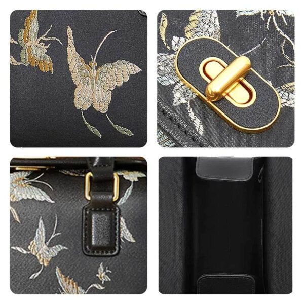 BrocadeJacquardChicBostonBagButterflyDesignJD170615-1_14 BrocadeJacquardChicBostonBagButterflyDesignJD170615-1_14