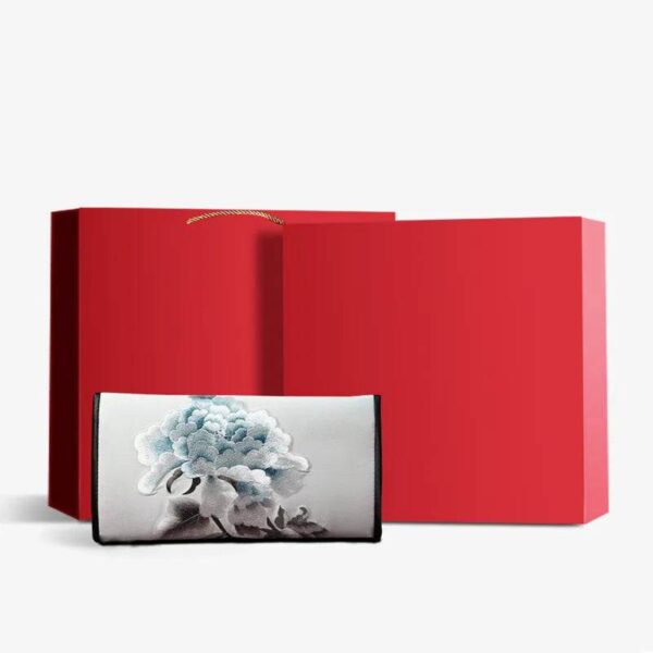 中国_手工芸_刺繍_花柄_スリム財布_中文_2467503 Chinese_Handcraft_Embroidery_Floral_Slim_Handheld_Wallet_-_SinoCultural-2467503