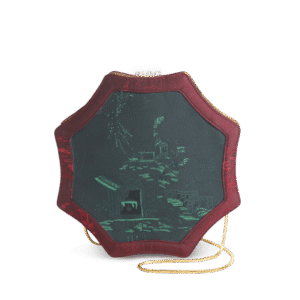 Ultra-Light Hexagonal Eco-Friendly Fabric Vintage Style Crossbody Bag 194g