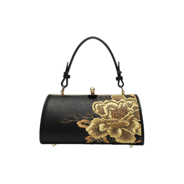 P110149-2-Embroidery_Leather_Chain_Barrel_Bag_Royal_Gold_Peony_Luxury_Handbag P110149-2-Embroidery_Leather_Chain_Barrel_Bag_Royal_Gold_Peony_Luxury_Handbag