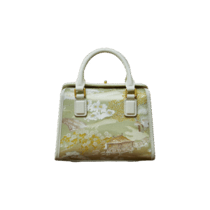 Chinese Painting Mulberry Silk Boston Bag Luxury Handbag