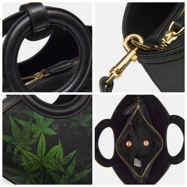 歌_ブロケード_黒_楓_葉_バスケット_バッグ_-_中文-2482967 Song_Brocade_Black_Maple_Leaves_Basket_Bag_-_SinoCultural-2482967
