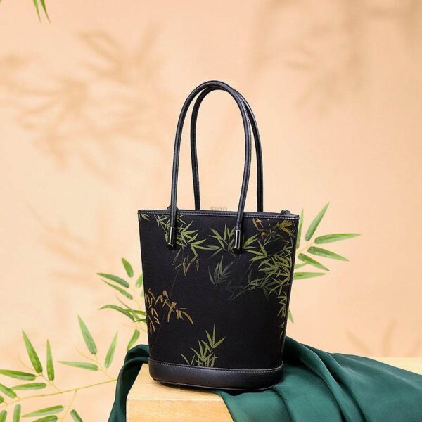 Xiangyunsha_Silk_Bamboo_Print_Crossbody_Bucket_Bag_P110608_d Xiangyunsha_Silk_Bamboo_Print_Crossbody_Bucket_Bag_P110608_d