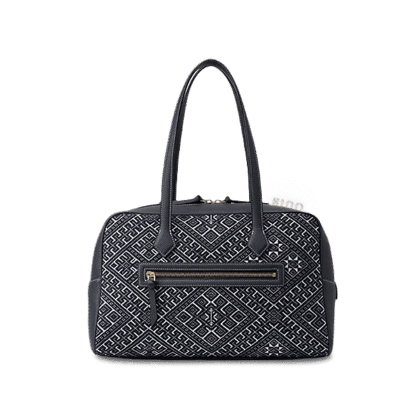 zhuang-brocade-flying-swallow-leather-handbag-back-view-zipper-pocket zhuang-brocade-flying-swallow-leather-handbag-back-view-zipper-pocket